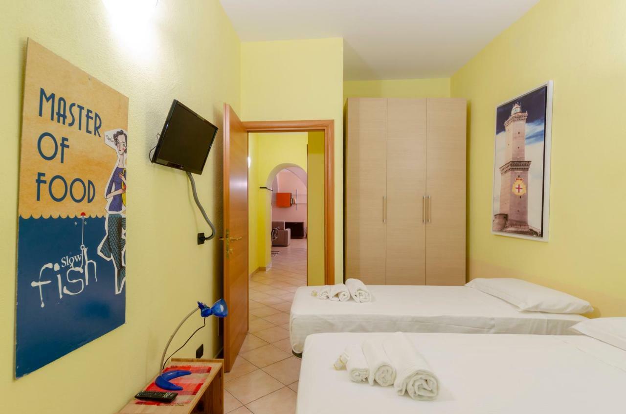 Ferienwohnung Joivy Warm Family Apt Near Porto Antico Genua Exterior foto