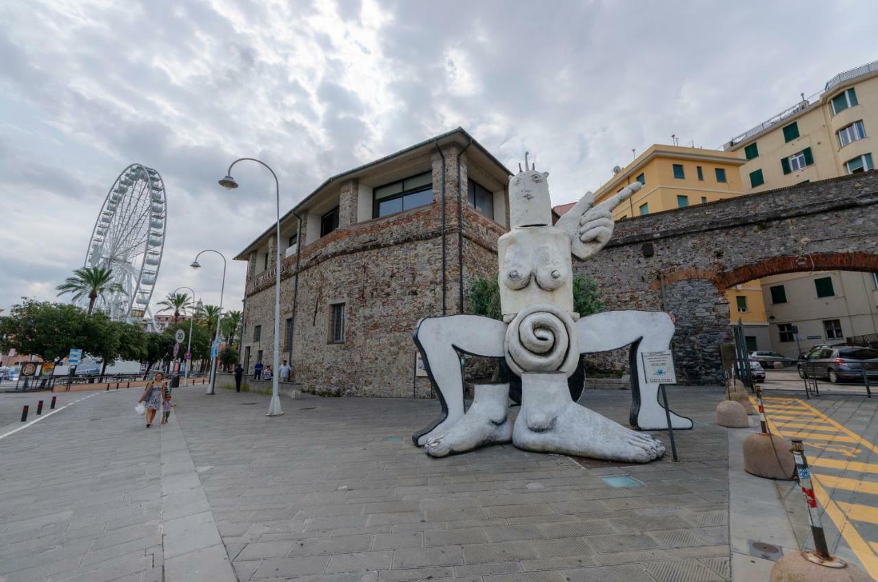 Ferienwohnung Joivy Warm Family Apt Near Porto Antico Genua Exterior foto